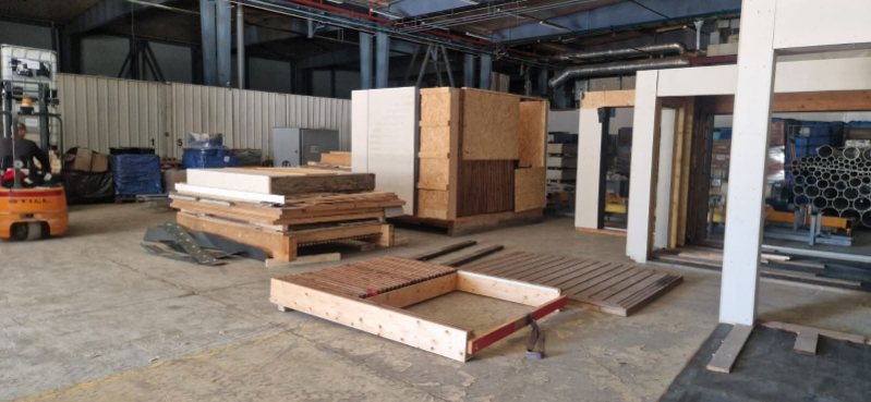 Lot de structure ossature bois 