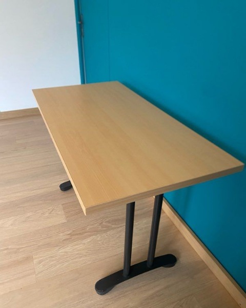 Bureaux REVISIT 120x60 piétement gris anthracite