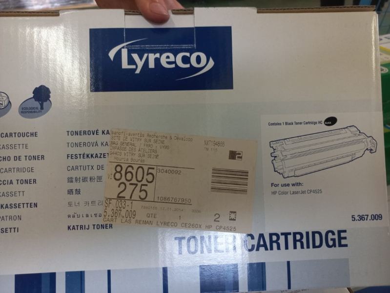 Lot de cartouches d'encre professionnel 