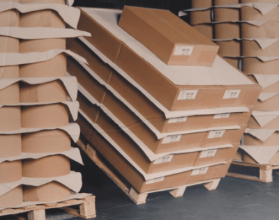 Intercalaires palettes carton :