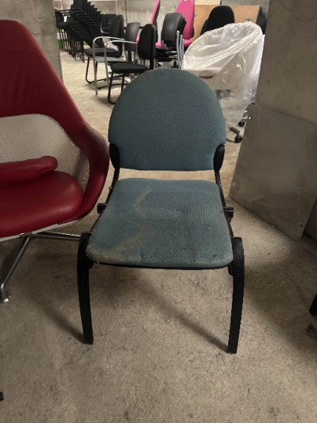 Chaises bleu petrol SEDUS 